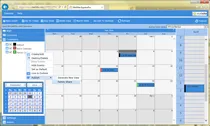 Small calendar sharing screenshot